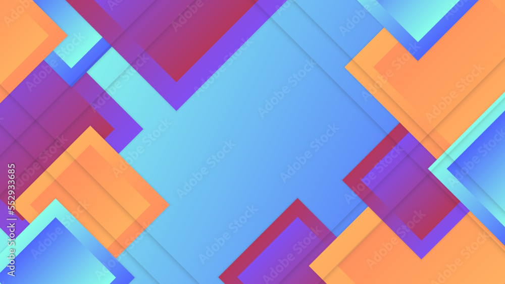 Abstract colourful background with squares Abstract colourful background with squares