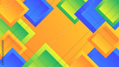 Abstract colourful background with squares