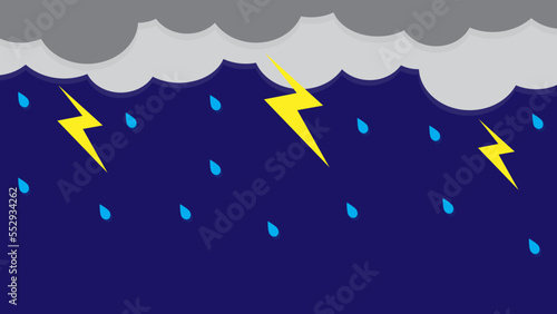 Lightning storm