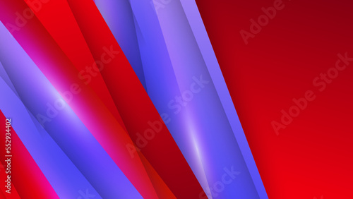 Abstract colourful red and blue background