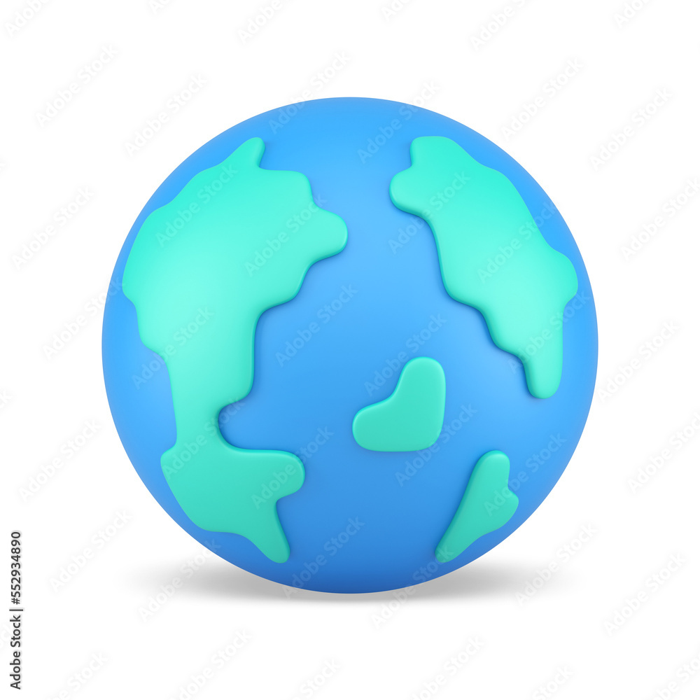 Earth planet environment conservation save green global world realistic 3d icon illustration Earth planet environment conservation save green global world realistic 3d icon illustration
