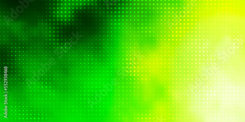 Light Green vector template with circles.