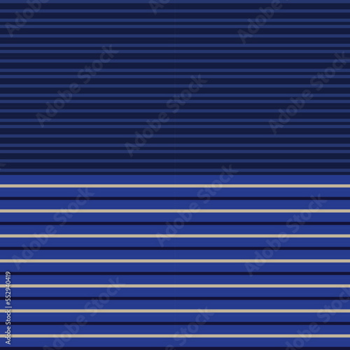 Blue Horizontal Stripes seamless pattern background