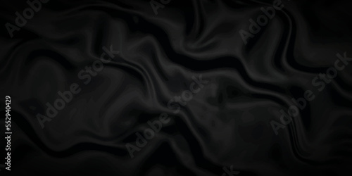 Black silk background . Black satin background texture . abstract background luxury cloth or liquid wave or wavy folds of grunge silk texture material or smooth luxurious . clothing .