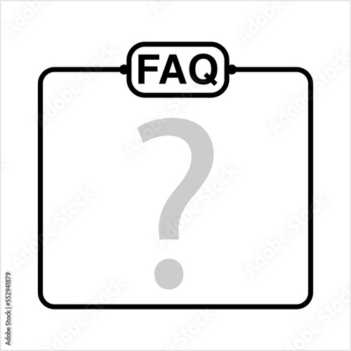 Faq Icon, Frequently Asked Question Answer