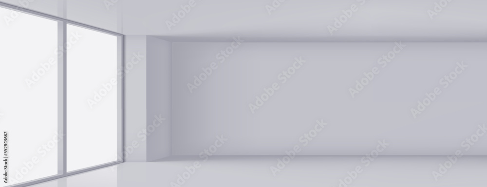 Fototapeta premium High resolution room with window.