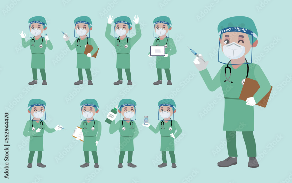Doctor wearing protective suite to fight coronavirus
Doctor wearing protective suite to fight coronavirus