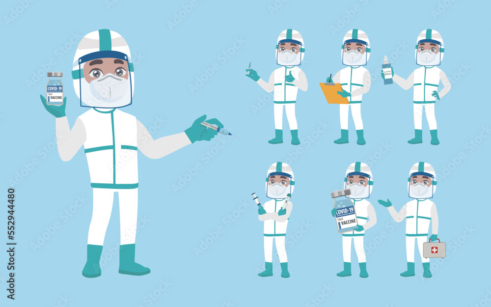 Doctor wearing protective suite to fight coronavirus Doctor wearing protective suite to fight coronavirus