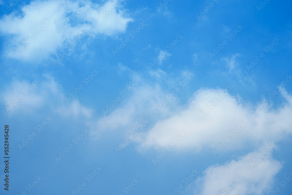 blue sky with clouds