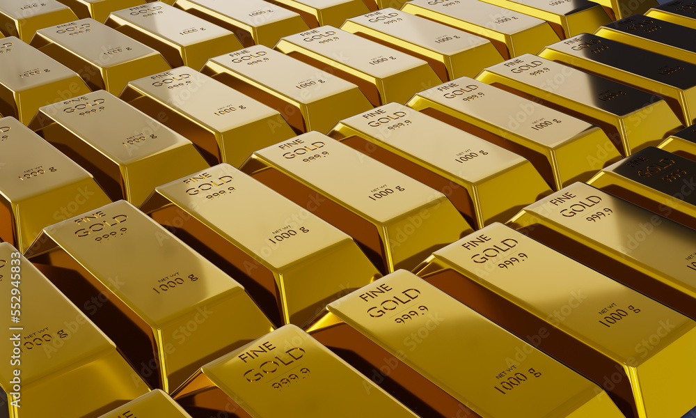 3d render gold bars stack, concept saving, and financial business illustrate 3d render gold bars stack, concept saving, and financial business illustrate