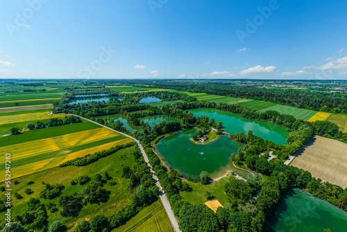 Die Sander Seen im unteren Lechtal - Naherholungsgebiet in Nordschwaben