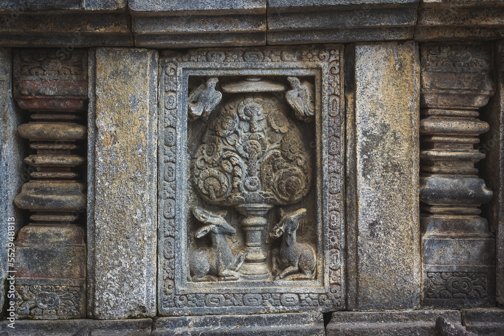 Detail of Prambanan temple