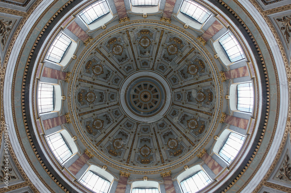 Inside the basilica in Esztergom