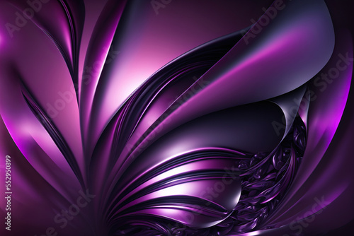 Purple abstract wallpaper. AI 