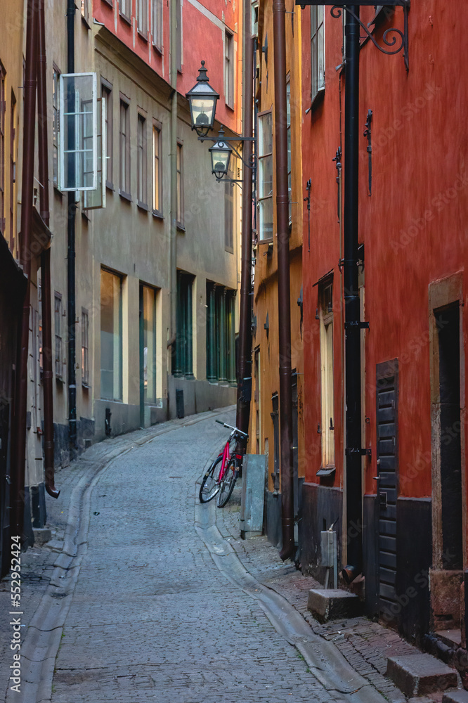 Fototapeta premium In the historic centre of Stockholm