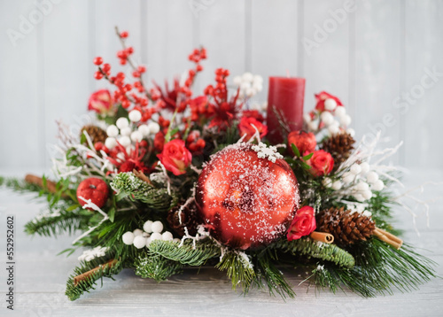 Foto Christmas floristic composition
