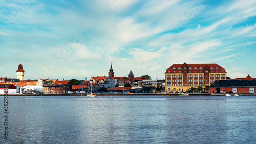 Nykobing Falster Skyline Panorama