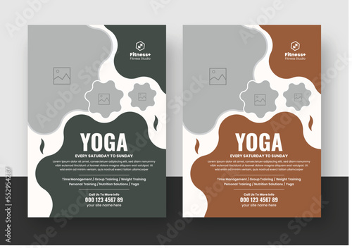 Yoga and Meditation Flyer, Yoga Poster Design