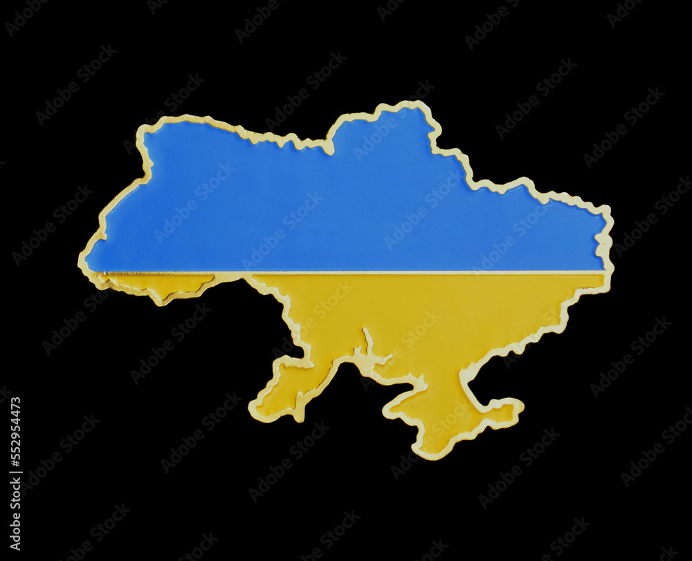 Metal badge, pin. Map of Ukraine. Glory to Ukraine. Metal badge, pin. Map of Ukraine. Glory to Ukraine.
