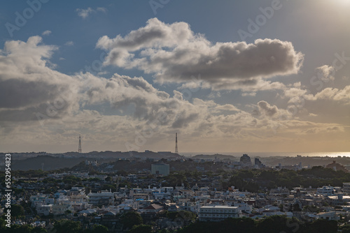 沖縄・雨乞嶽展望台から見える風景