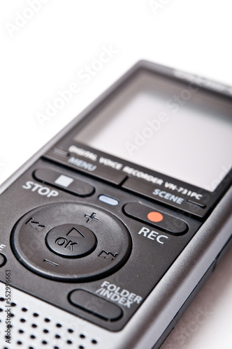 digital voice recorder, isolated