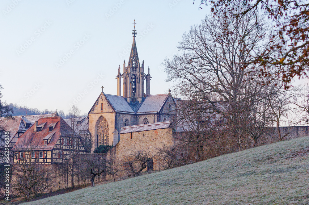 Schloss- und Klosteranlage Bebenhausen im Morgenlicht