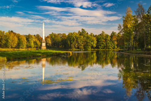 One of the parks in Gatchina photo