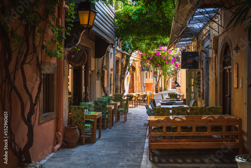 In the old town of Rethymno