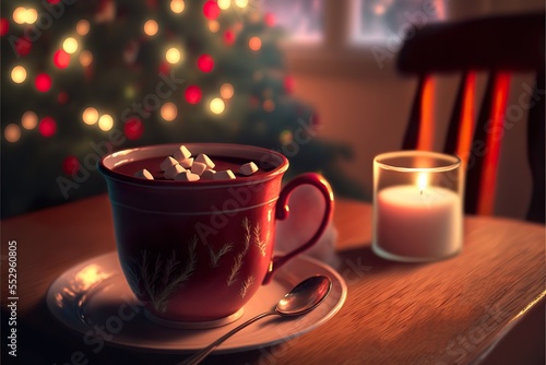 cup of hot chocolate (AI Generated)