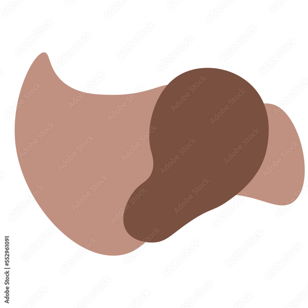 pastel abstract blob hand drawn vector element pastel abstract blob hand drawn vector element