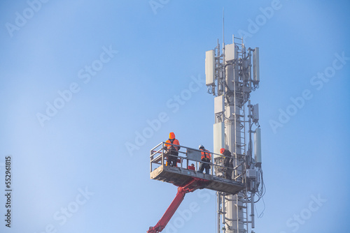 Fotografie Déploiement du réseau 5G