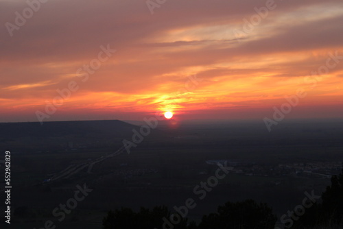 Atardecer rojo