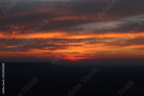 Atardecer rojo