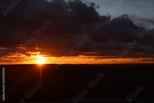 Atardecer rojo