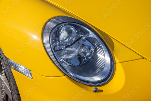 古い自動車のヘッドライト Headlight of the old car © norikko