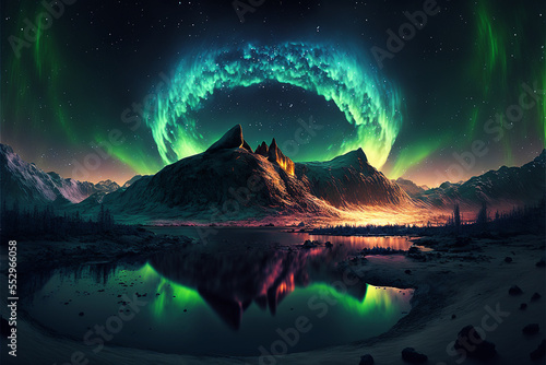a amazing northern lights sky dreams photo
