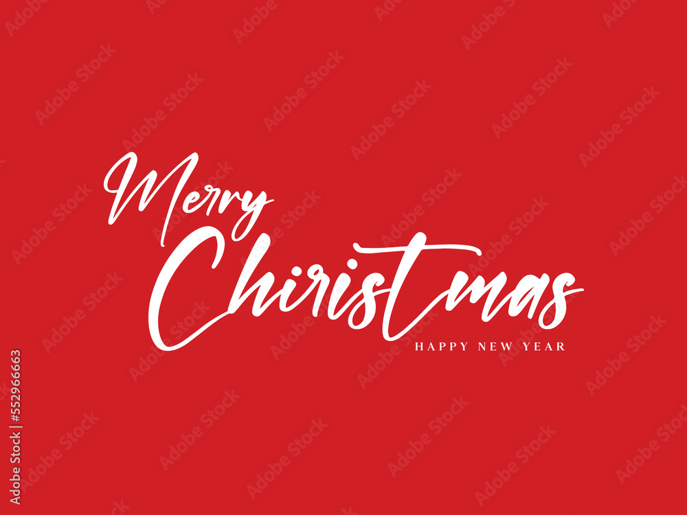 Merry Christmas vector brush lettering. Hand drawn modern brush calligraphy isolated on white and red background. Merry Christmas vector brush lettering. Hand drawn modern brush calligraphy isolated on white and red background.