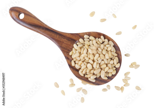 Transparent png wooden spoon with nuts seeds