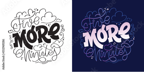 Inspiration slogan for print and poster design. Hand drawn motivation lettering phrase in modern calligraphy style.  Vector