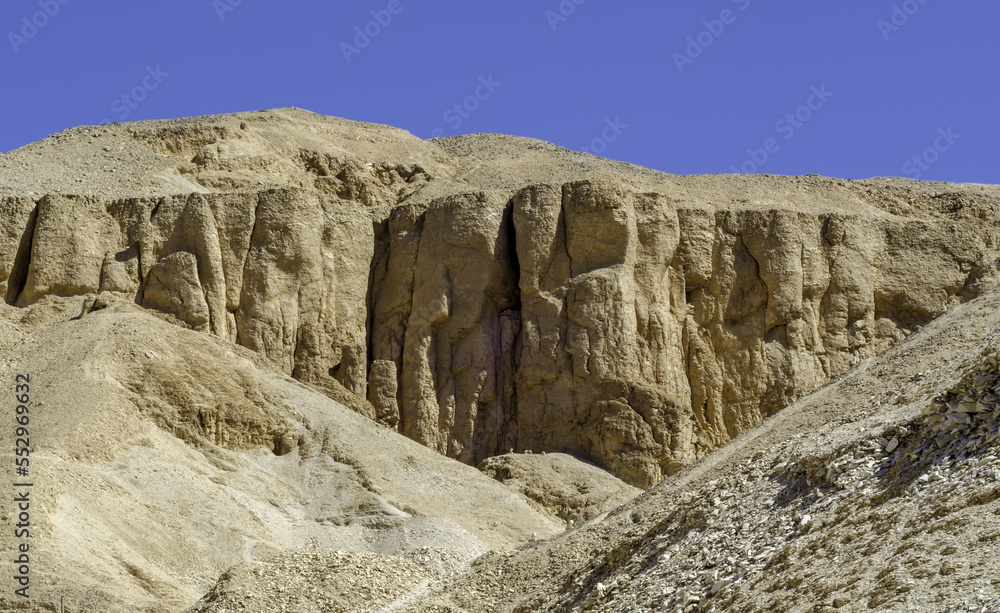 Egypt landscape mountains in the desert