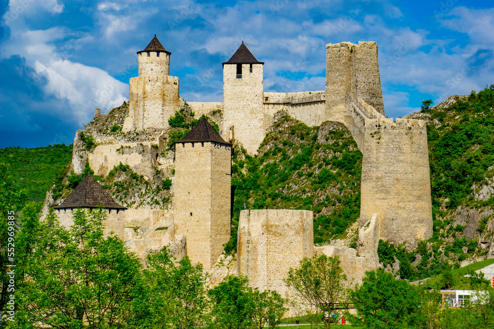 Medieval fortress in Golubac, Serbia