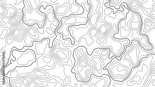 Background of contour topographic map. Abstract topography and geography grid background. Business concept.