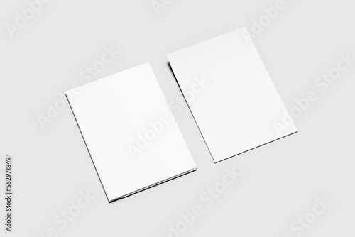 A4 Document Folder Mock-Up