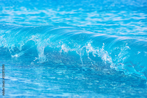 Blue sea wave on Patara beach Turkey © Parilov