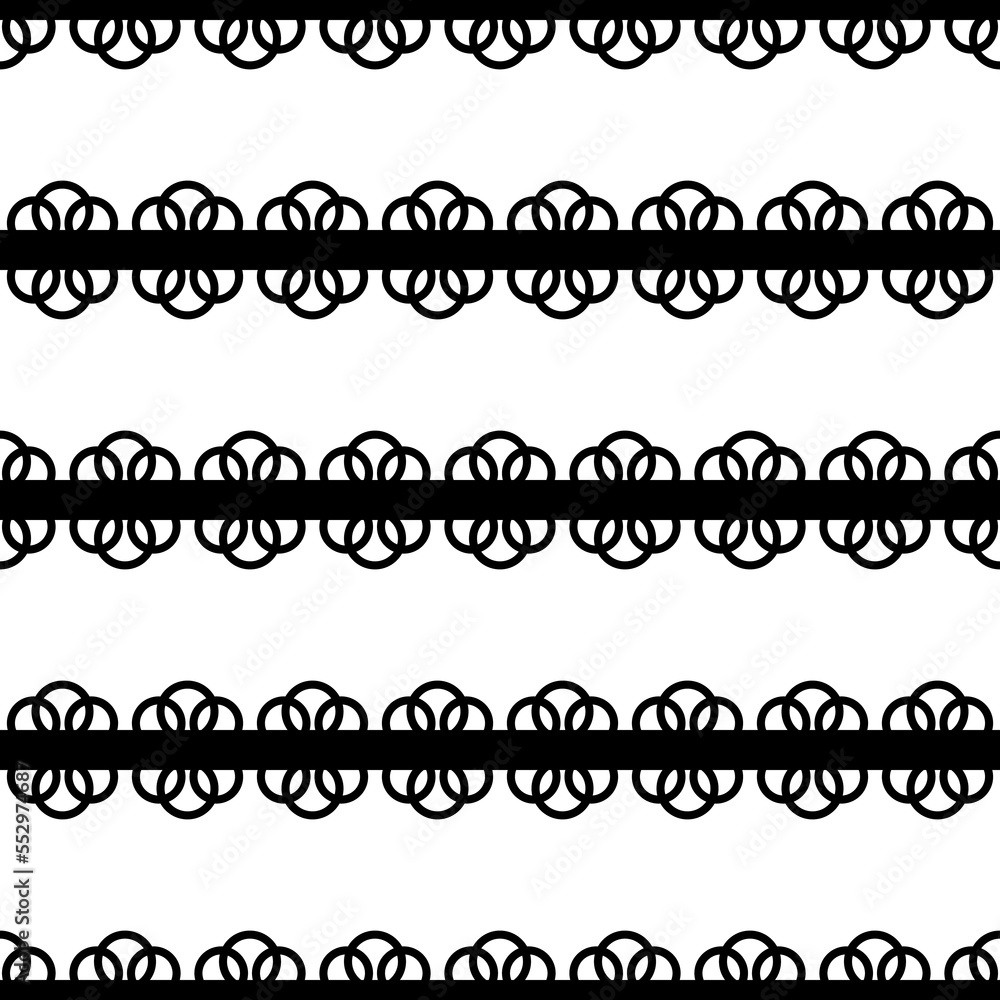 Seamless pattern of decorative stripes. Vector stock illustration eps10.