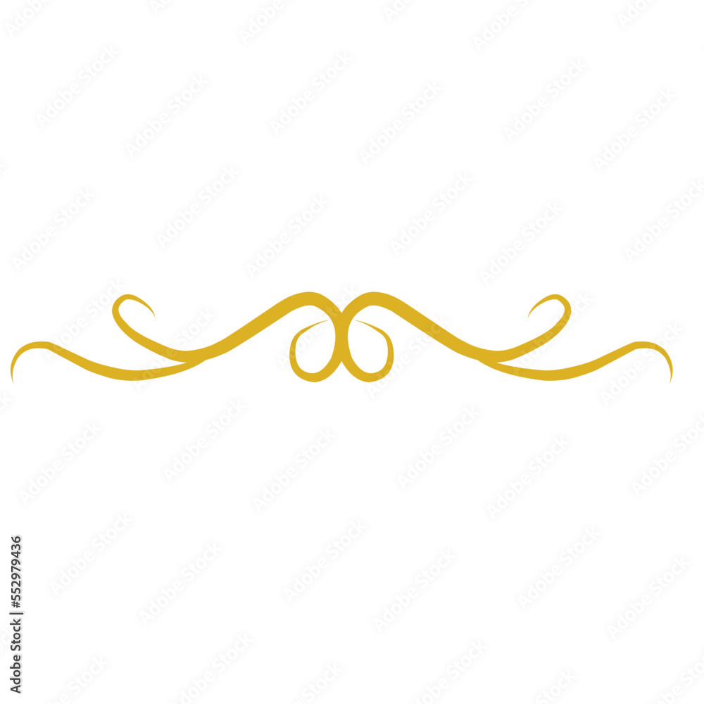 Gold Decorative Page Divider Gold Decorative Page Divider