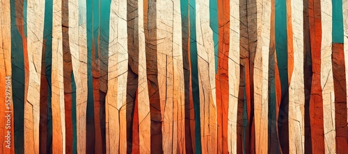 Tribal pattern. African ethnic pattern style. Generative AI