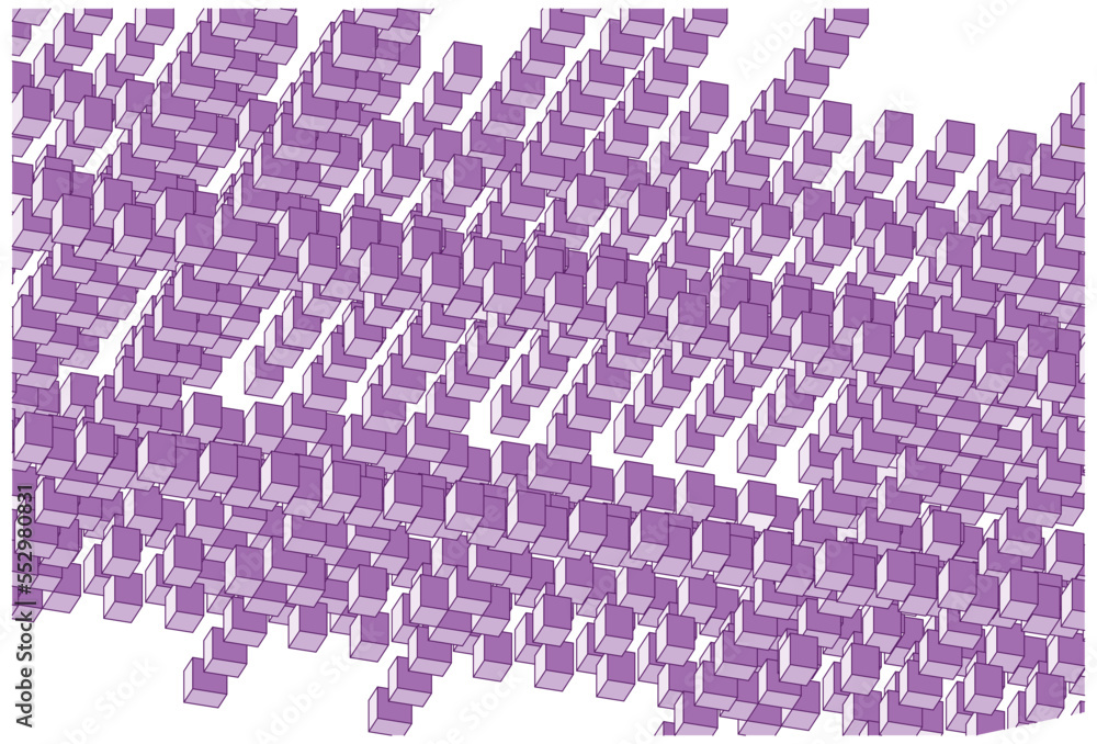 3d floating purple vector cube background 3d floating purple vector cube background