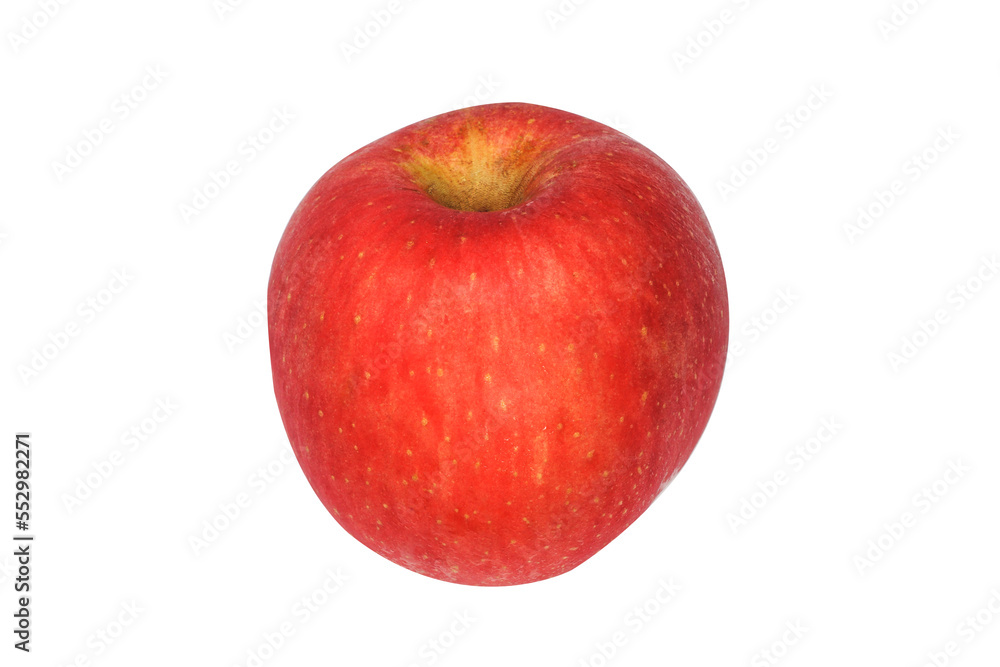 Fresh ripe red apple isolated on white Fresh ripe red apple isolated on white