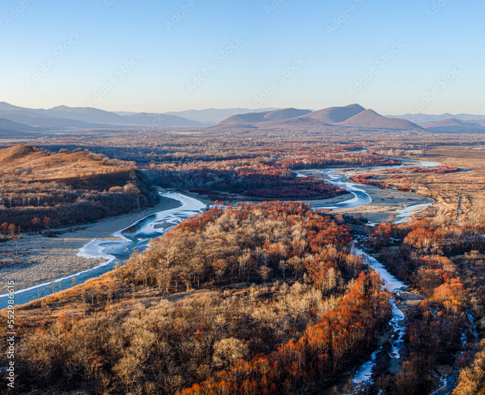Fototapeta premium winter river